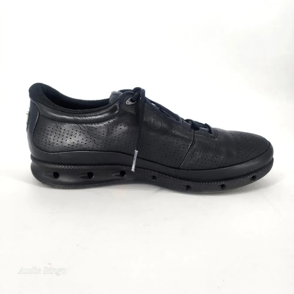 ECCO Black Leather Lace-Up Comfort Walking Shoes Women’s EU 37 US 6